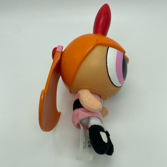 RARE Vintage 1999 The Powerpuff Girls Hard Head Plush Body Talking Blossom - Picture 3 of 7
